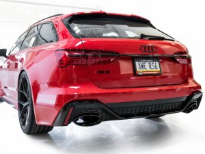 Audi RS6 Performance Exhaust - AWE Tuning - SwitchPath Cat-Back - Diamond Black - `21-`23